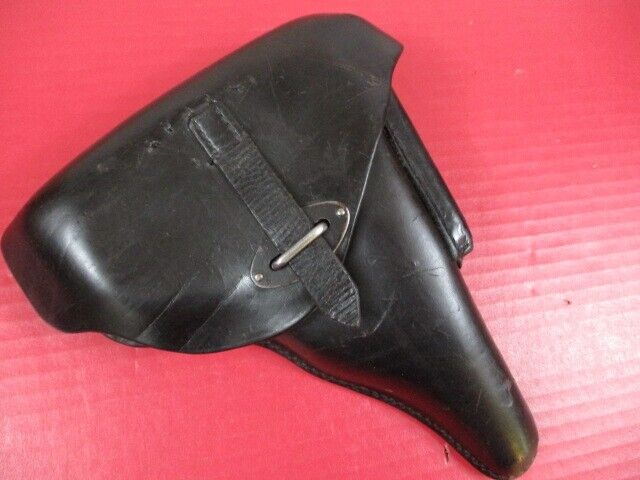 WWII German Army Leather Holster for Walther P38 Pistol - gxy 1942 WaA706 - NICE
