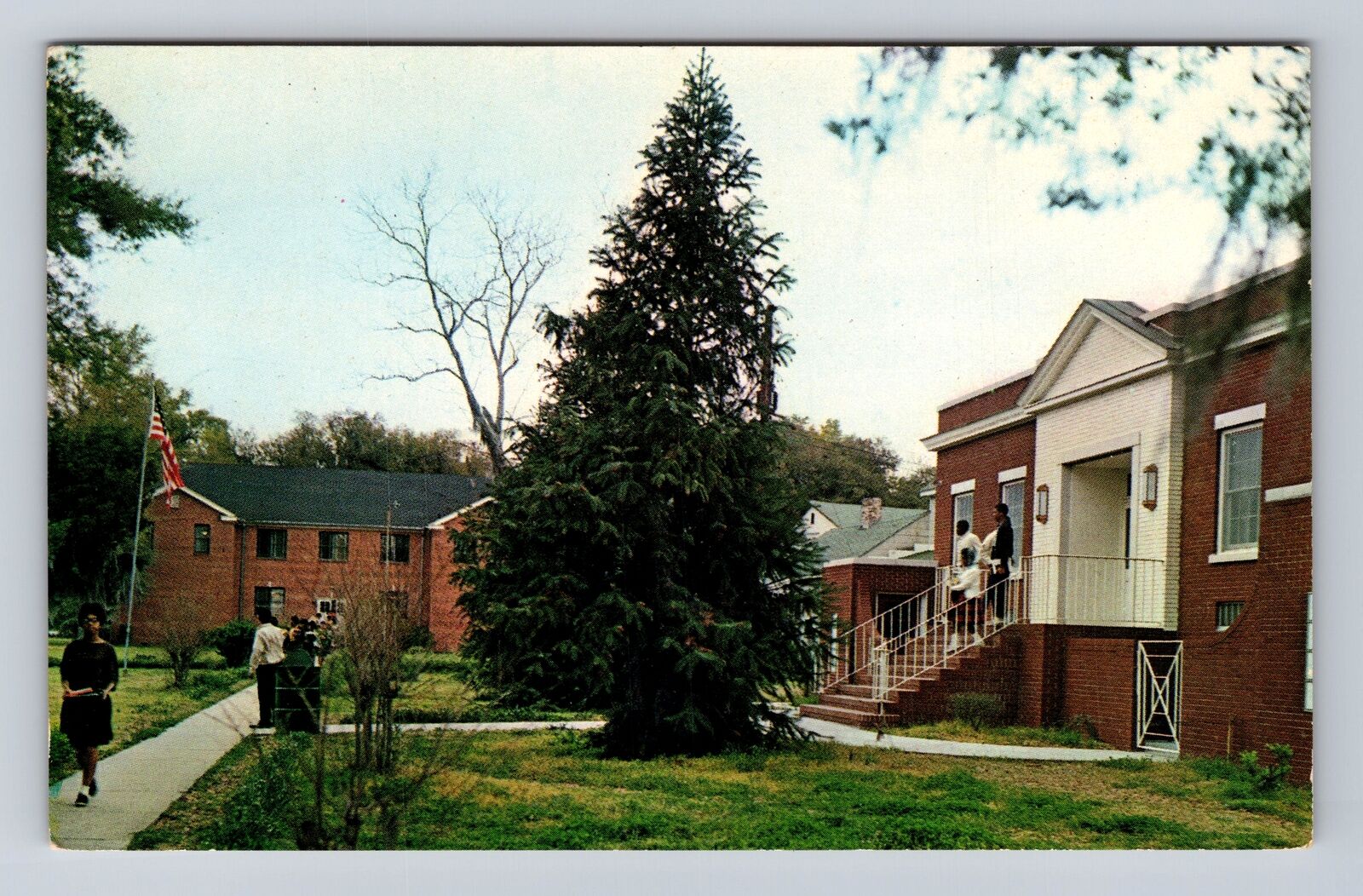 Beaufort SC-South Carolina, Mather School And Junior College, Vintage Postcard