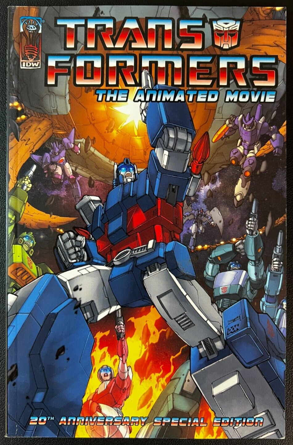 Transformers The Animated Movie 20th Anniversary (2007) TPB pre-owned