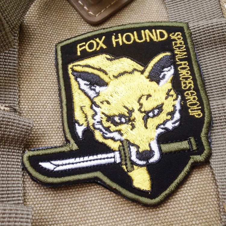 USA Specia Force PATCHES Fox hound TACTICAL ARMY Hook & Loop PATCH