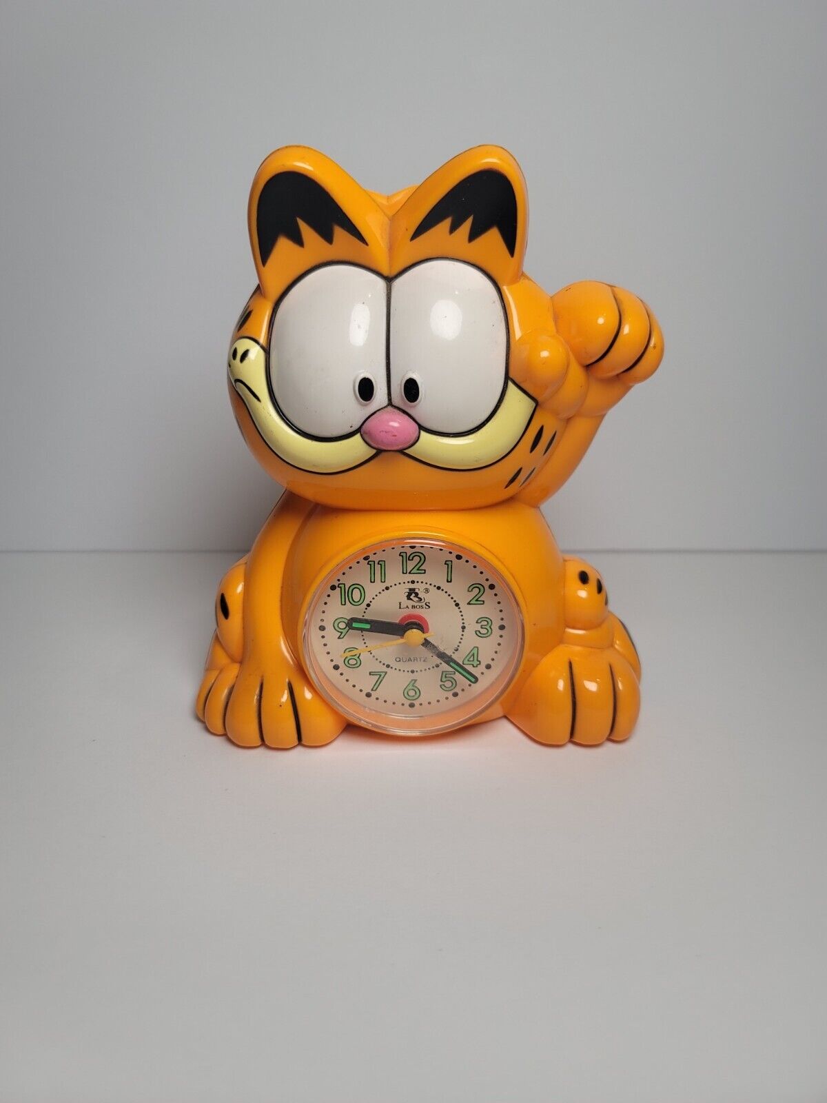 RARE Garfield Alarm Clock VINTAGE Tested Works Great