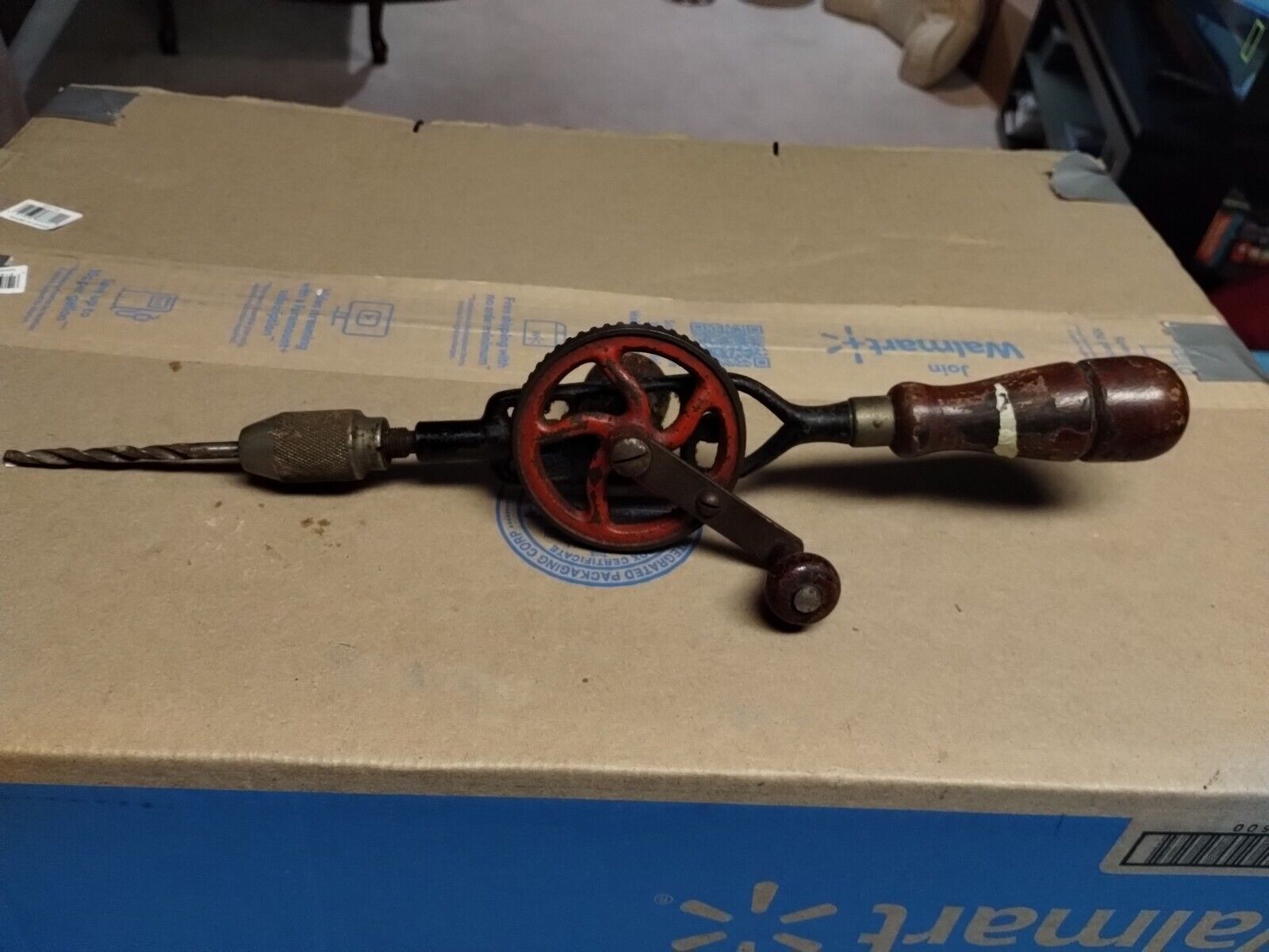 Vintage Millers Falls No. 1 Hand Drill, Egg Beater Drill