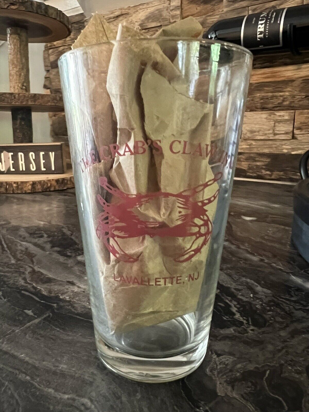 The Crab Claws Inn Beer Glass ( NJ Bar  )