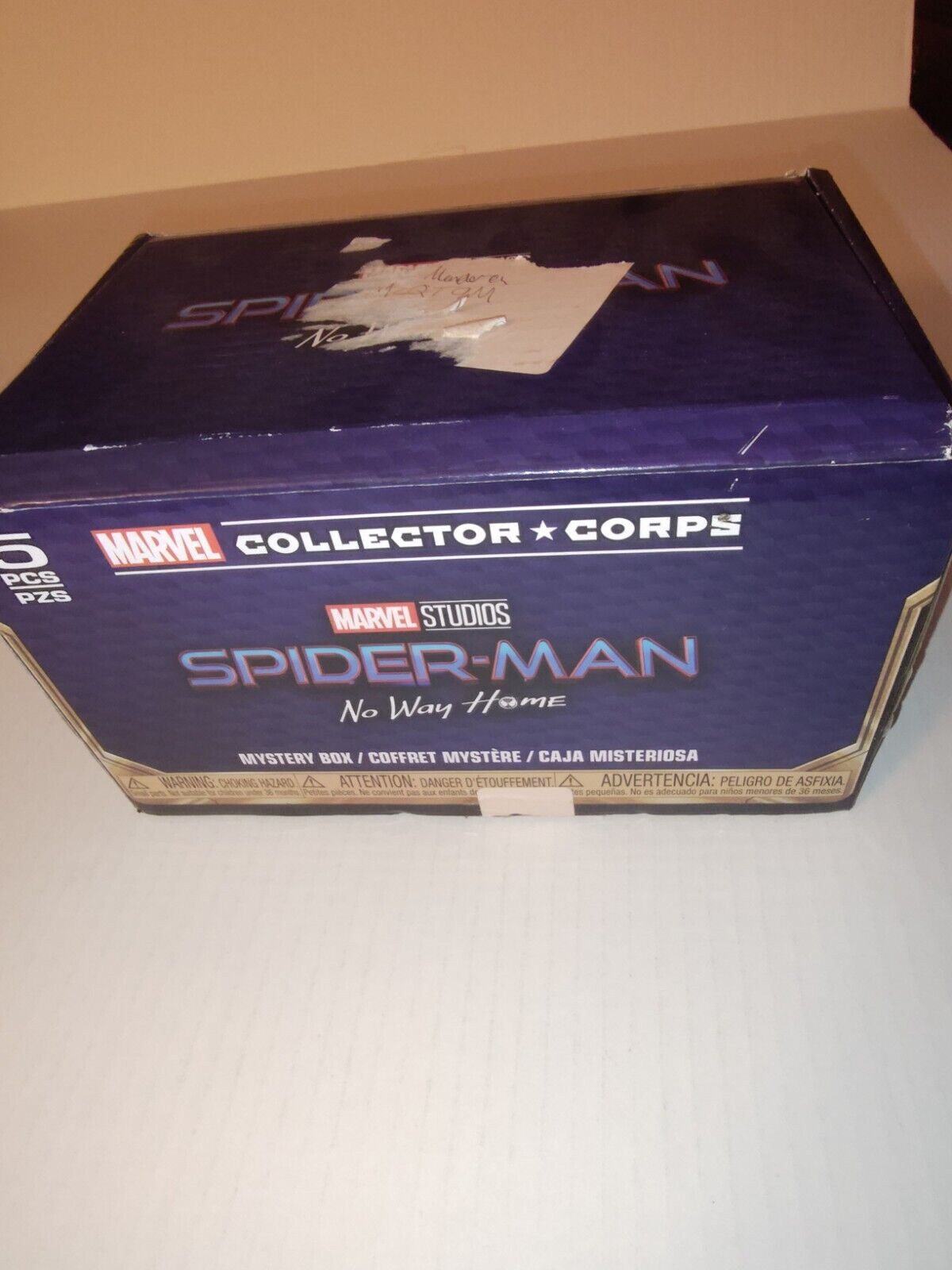 Marvel Collectors Corps Box Spider Man No Way Home 3XL