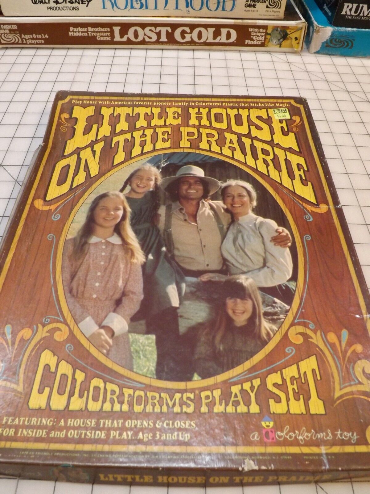 Vintage 1978 Little House on the Prairie Colorform Complete Play Set