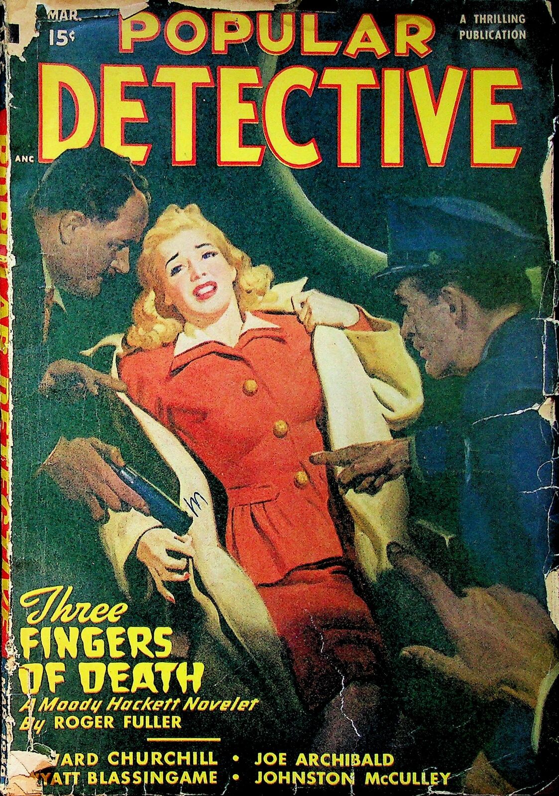 Popular Detective Pulp Mar 1948 Vol. 34 #2 VG