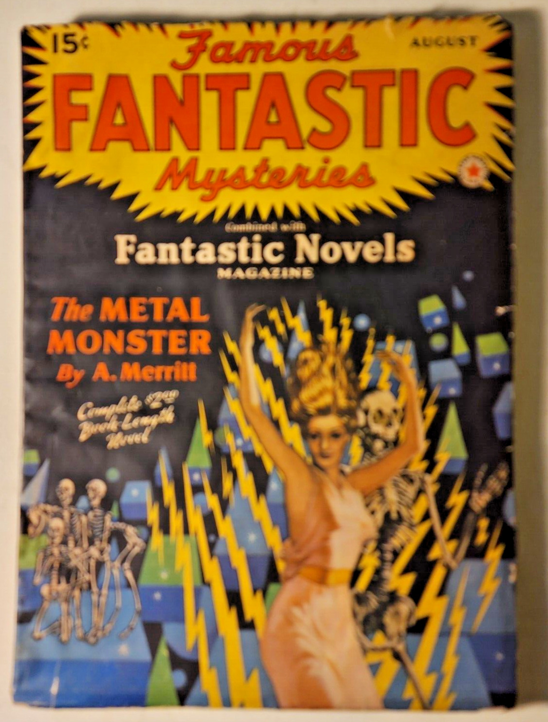 Famous Fantastic Mysteries August 1941 High Grade