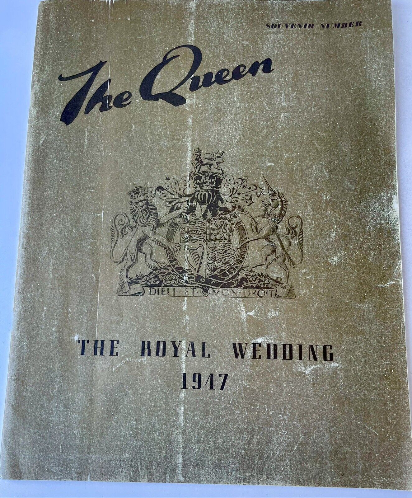 Vintage ‘The Queen’ The Royal Wedding 1947 Edition Magazine