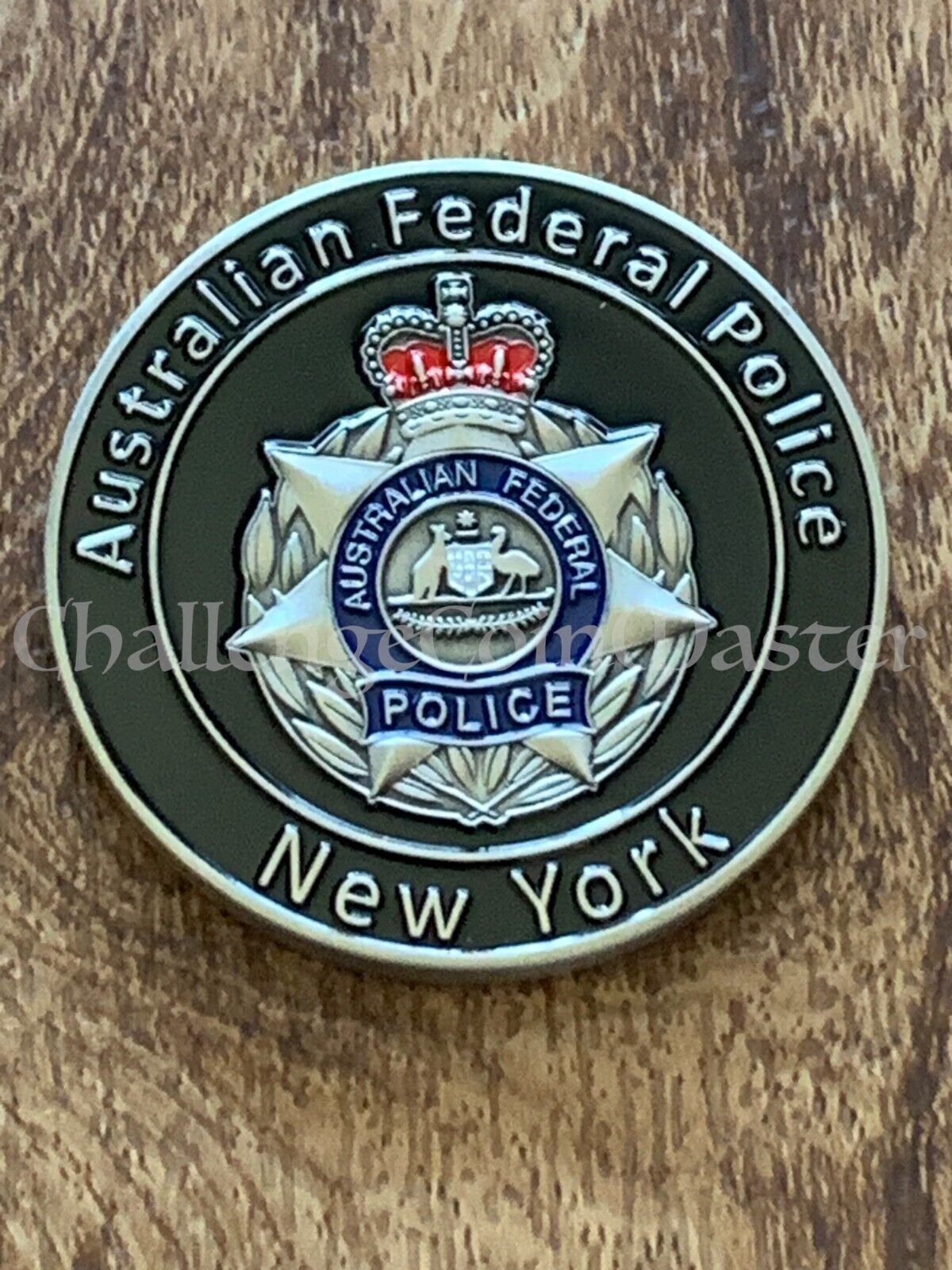 E58 Australian Federal Police New York United Nations Challenge Coin