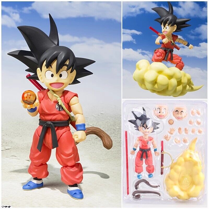 IN STOCK Dragon Ball Z S.H. Figuarts Kids Son Goku Action Figure Model Kids Gift
