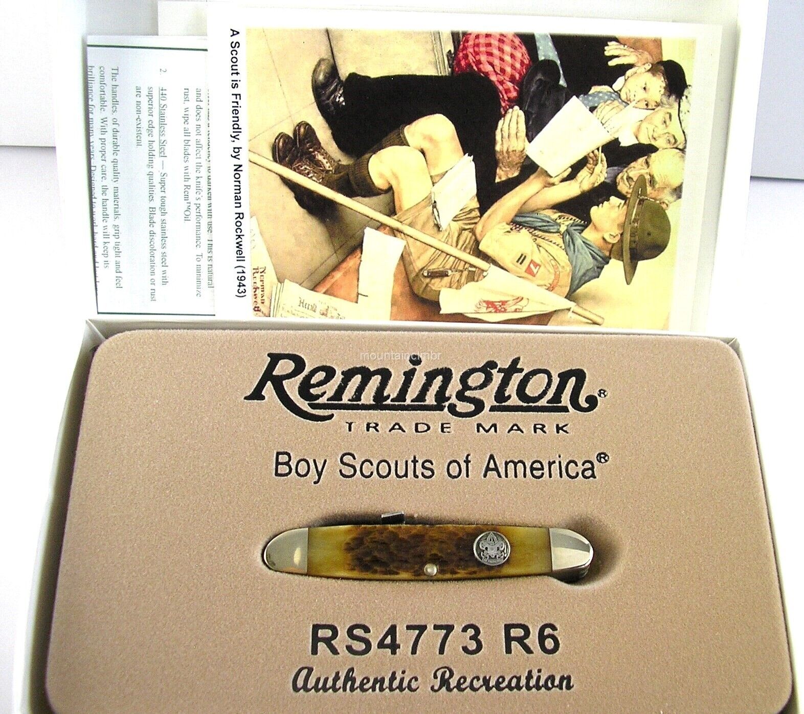 Remington Boy Scout Collectors Edition 2011 R19865 Knife USA RARE DISCONTINUED