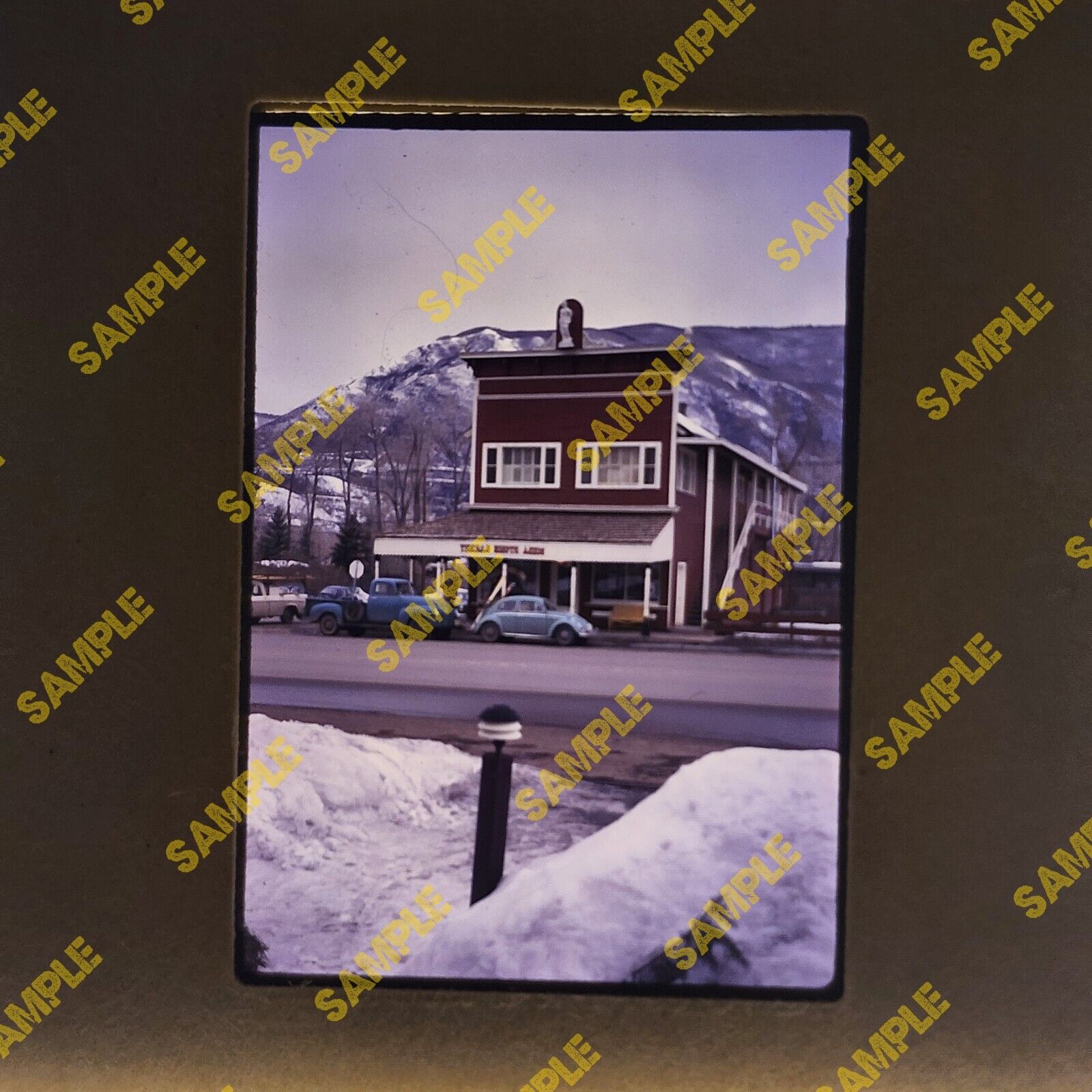 Vintage 35mm Slide - COLORADO 1960s Aspen Mesa Store Bakery CO