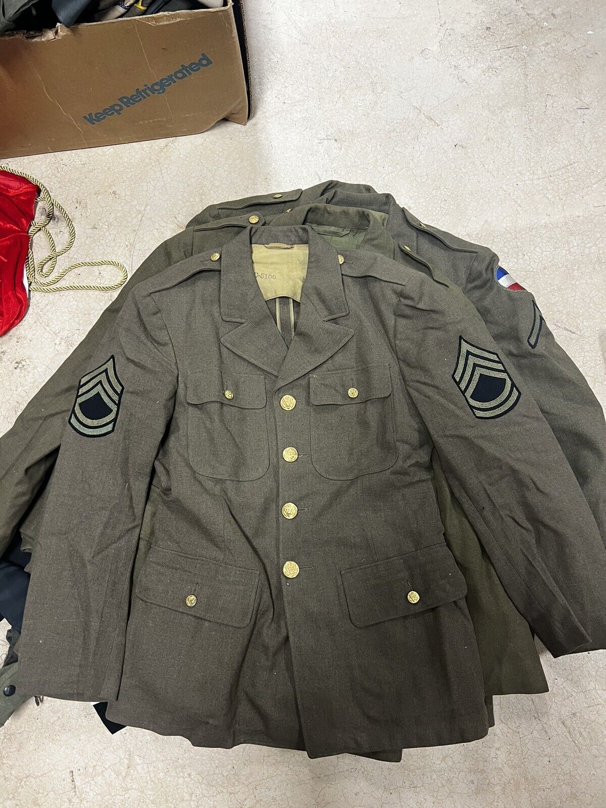 1940s-50s Us Military Tunic One Per Purchase