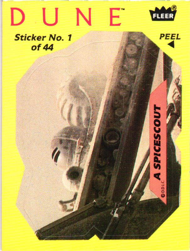 1984 Fleer Dune Movie Stickers (1-44) / U Pick Cards - Build Set / Buy2+ Save10%