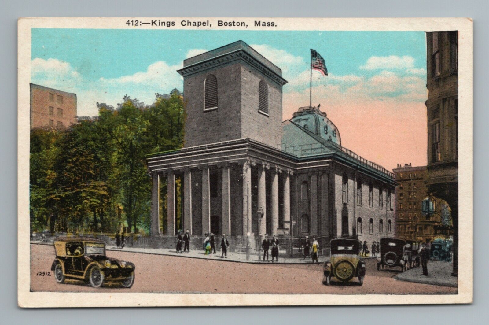 Boston Massachusetts Vintage Postcard