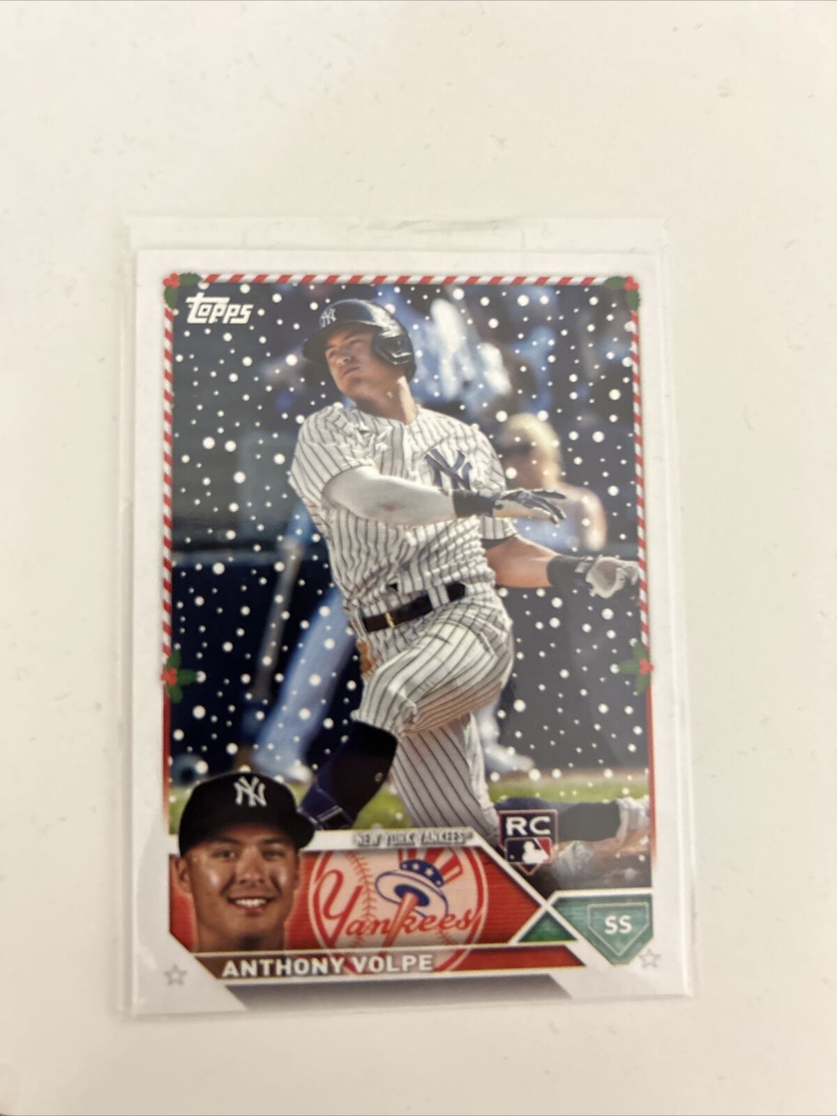 Anthony Volpe 2023 Topps Holiday #H129 RC New York Yankees