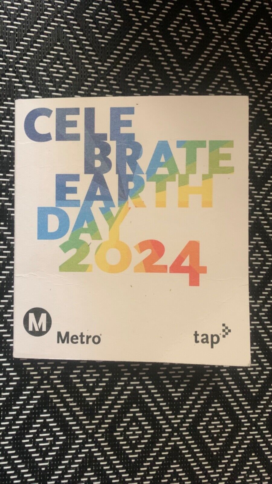Metro TAP Card - Special Limited Edition Earth Day & 20th Anniv. of LA Phil