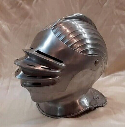 Medieval Close Helmet Armor Helmet knight Larp Helmet