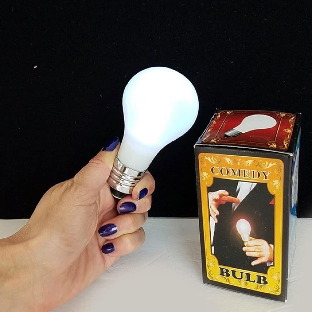 Comedy Bulb Magic Lamp LED Glow in Hand (Ring Touch) Model Light Gimmick Trick