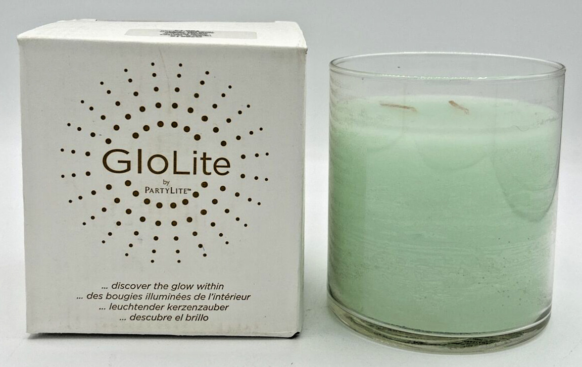 Partylite Glo-Lite Jar Tropical Waters Candle New in Box P2E/G26616