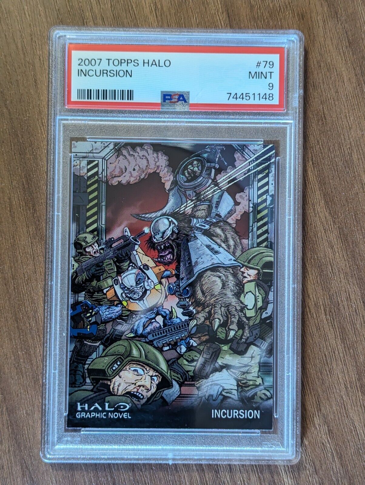Incursion - Graded PSA Mint 9 - #79 - 2007 Topps Halo - 2007 Halo Card