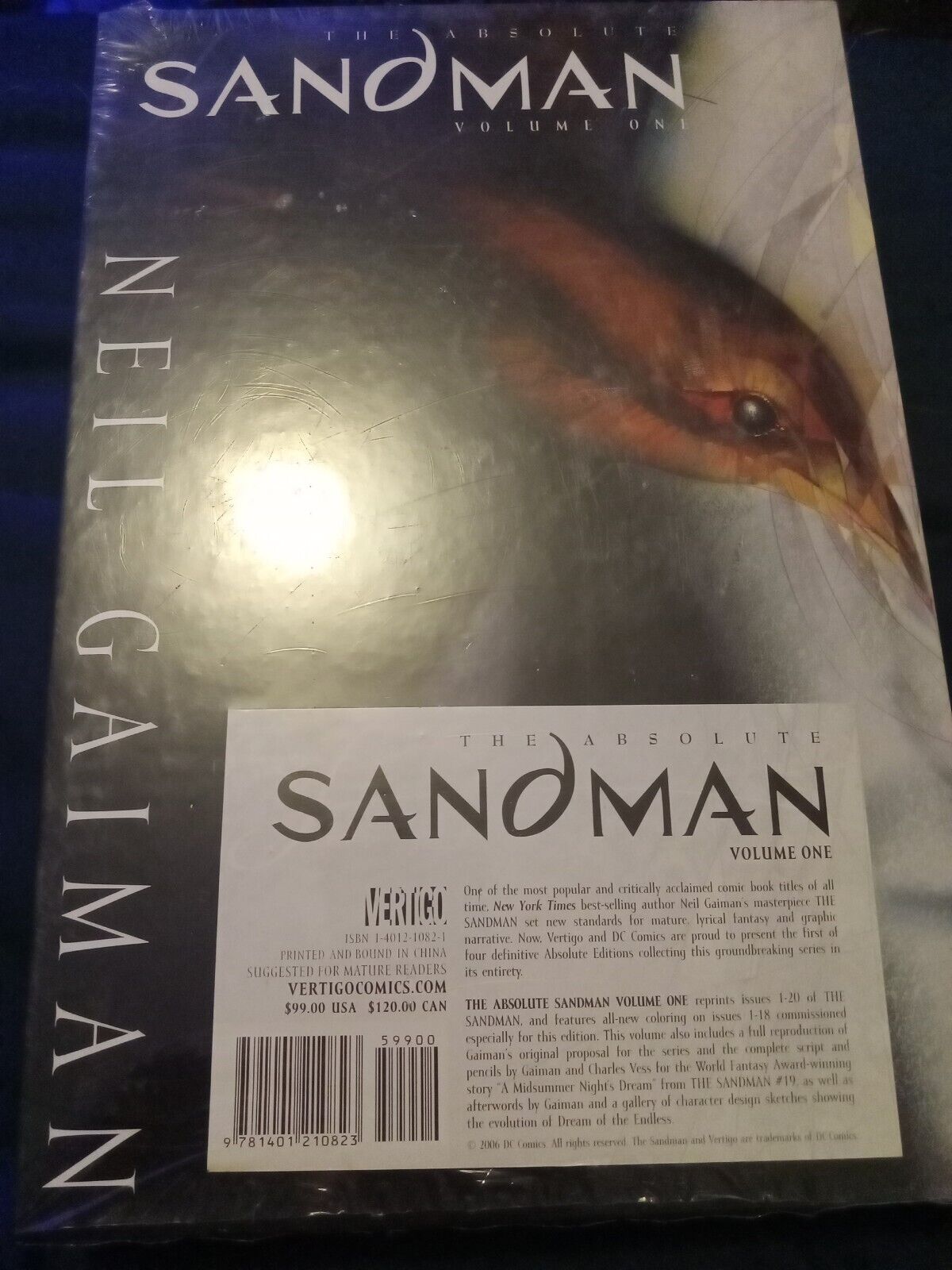 Absolute Sandman Volume One 1 by Neil Gaiman (2006, Hardcover) New Sealed