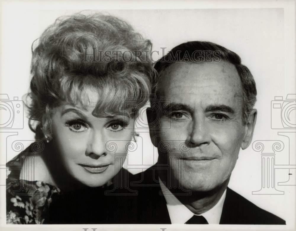 Press Photo Actress Lucille Ball & Henry Fonda - srp27207