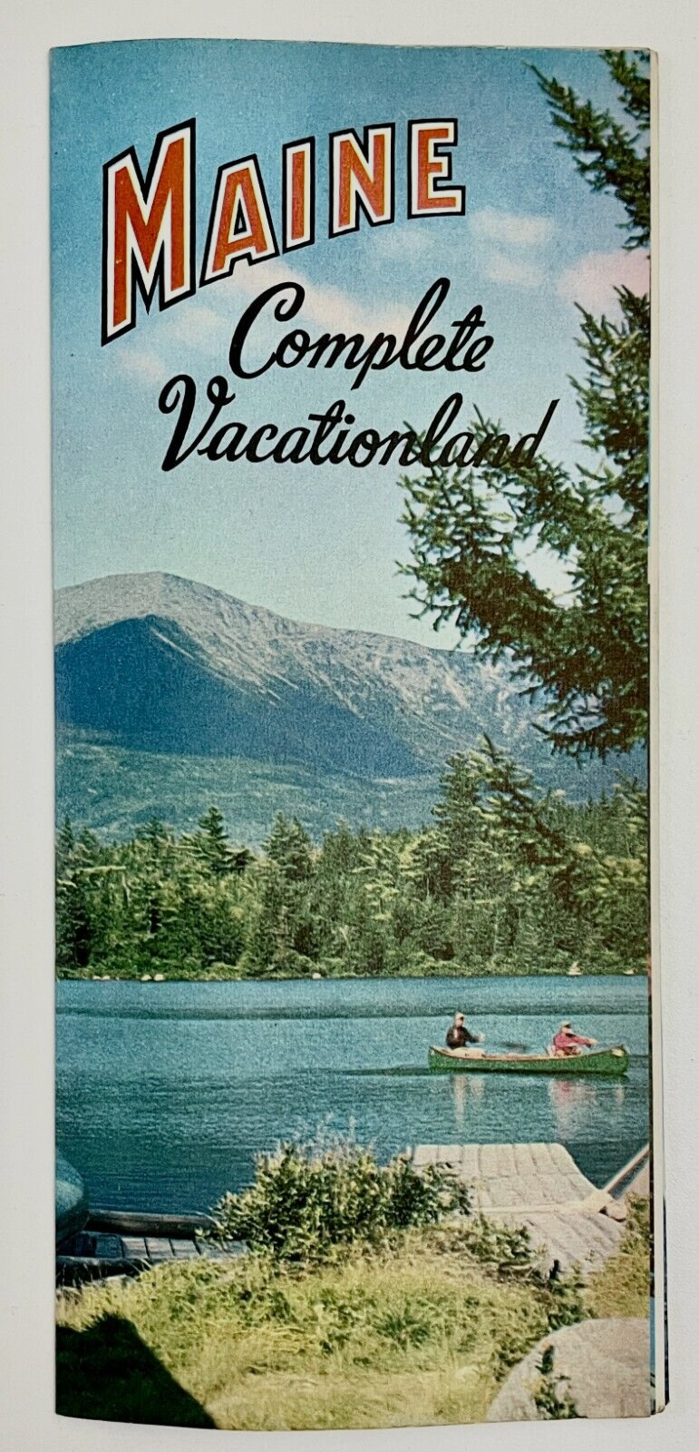 1960s Maine Vacation Golf Beach Outdoor Recreation Vintage Travel Brochure Info