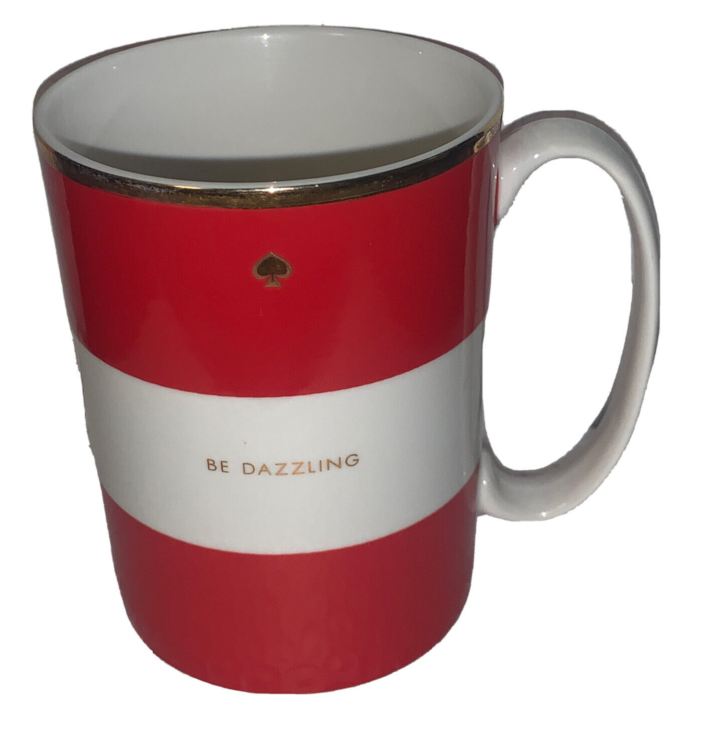 KATE SPADE : BE DAZZLING/Simple Sparkling, 12oz Coffee  Mug Fine Lenox China