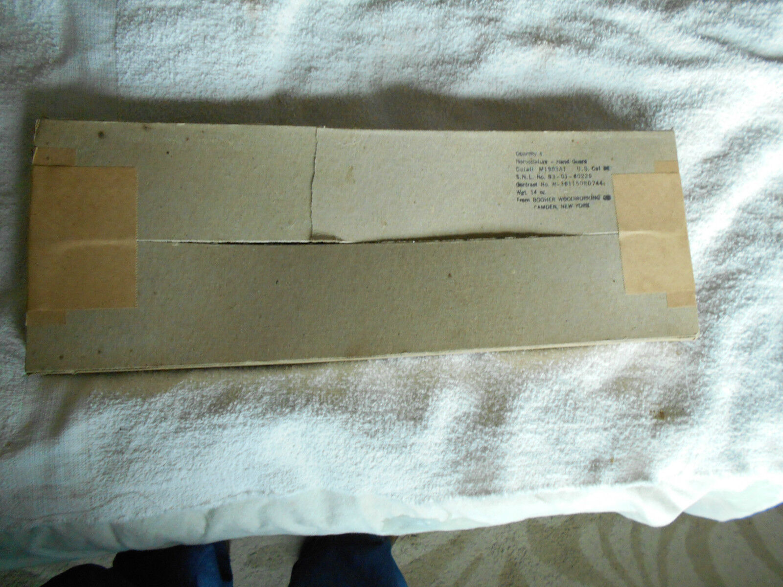 US model 1903 1903A1 springfied rifle parts NOS unissued wood stock handguard 