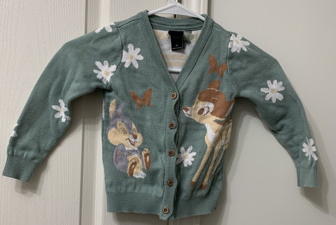 MD Our Universe Disney Bambi 80th Anniversary Thumper & Bambi Floral Girl 3T