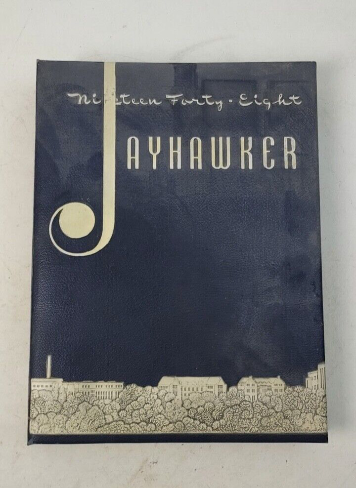 Vintage 1948 Kansas University Jayhawker Yearbook