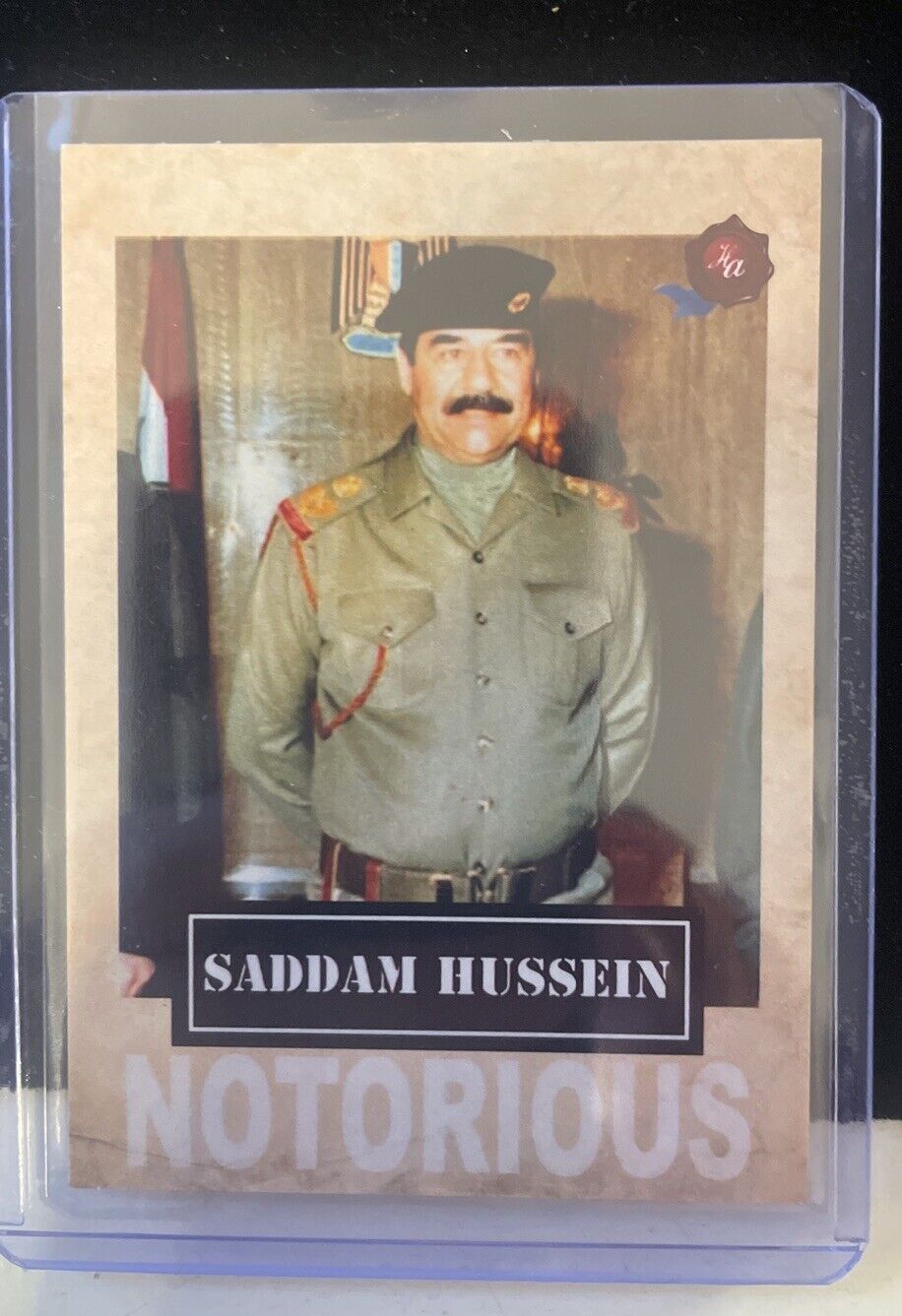2020 Historic Autographs CHAOS Saddam Hussein /99