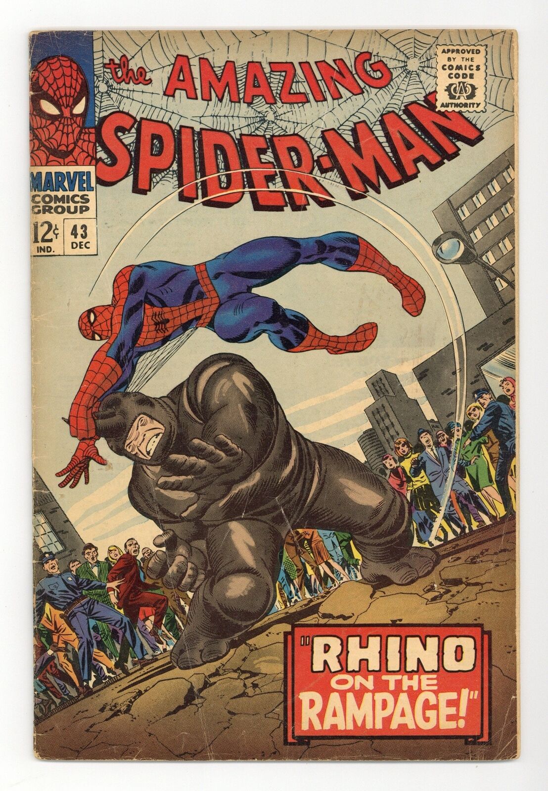 Amazing Spider-Man #43 FR/GD 1.5 1966 1st full app. Mary Jane