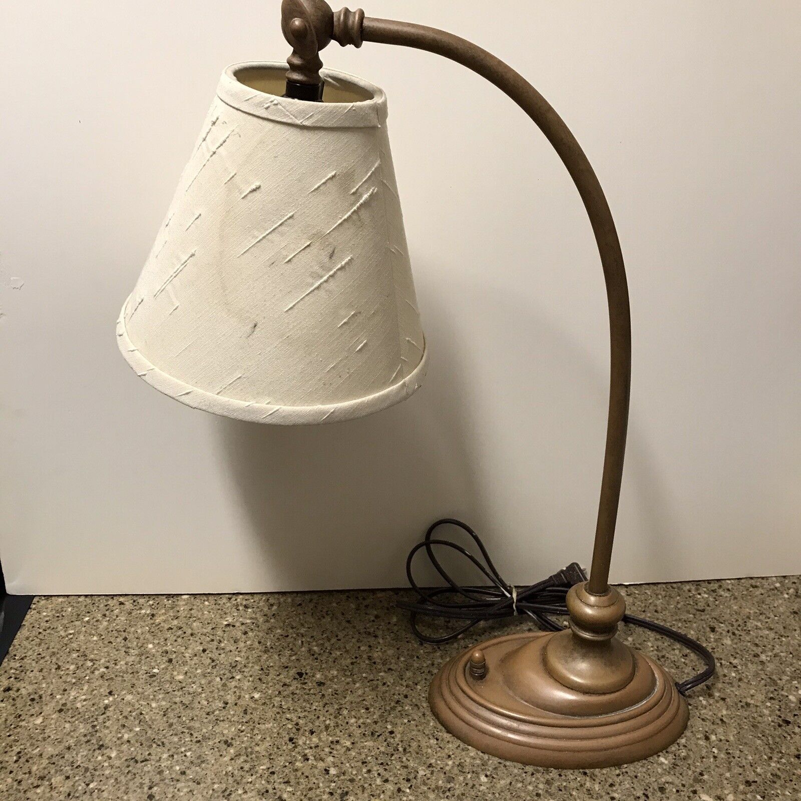 Vintage Kaeder Brown Metal Adjustable Lamp
