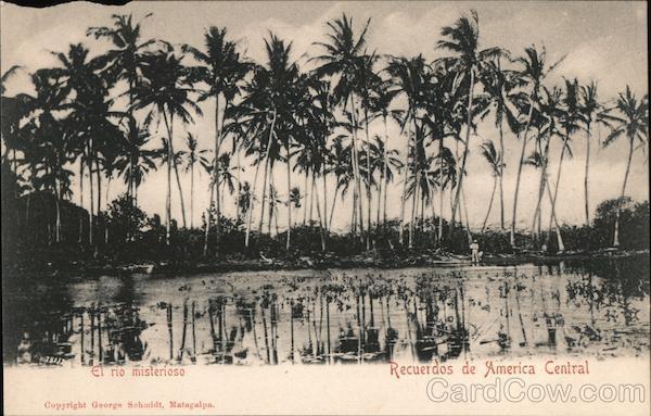 Nicaragua Mystery river-Memories from Central America George Schmidt Postcard