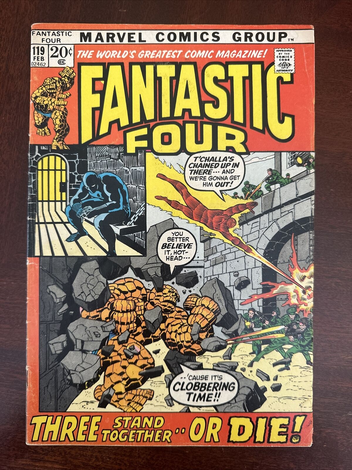 (1972) Fantastic Four #119 - old Marvel comic
