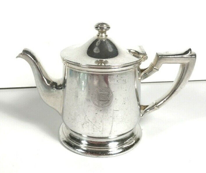 Eastern Steam shiplines individual tea pot Antique International silver 