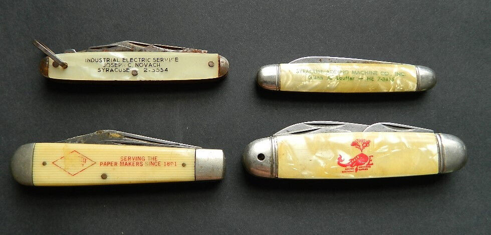 Vintage Advertising Knifes Lot of 4