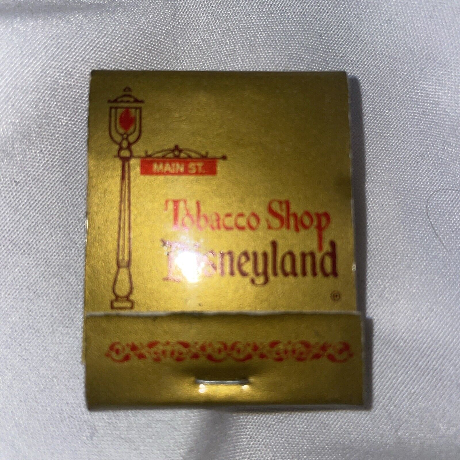 Vintage Disneyland Tobacco Shop Matchbook - Full & Unstruck