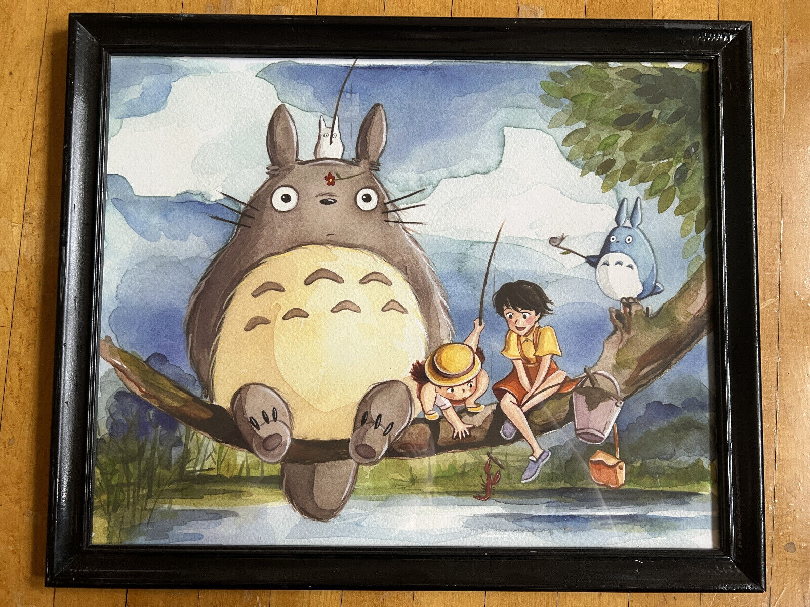 Frame not included My Neighbor Totoro 16x20 Poster Studio Ghibli Watercolor
