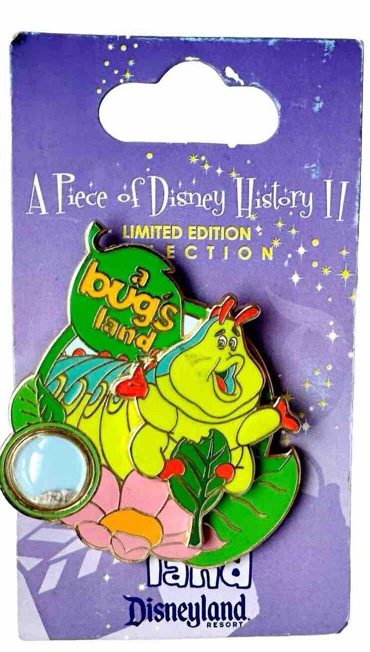 DLR Piece of Disney History a Bug\'s Land Heimlich LE 2000 Pin