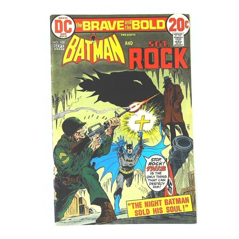 Brave and the Bold (1955 series) #108 in Very Fine condition. DC comics [r,