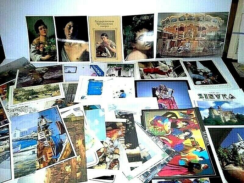 Vintage U.S. & International Postcards Variety Countries and Scenes, LOT 100+