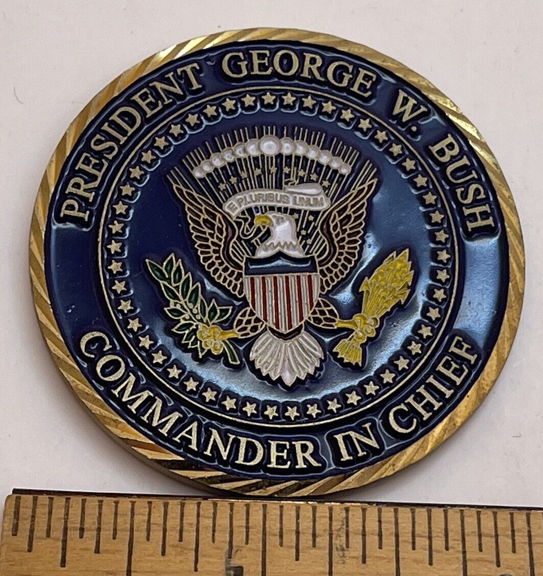 2001-2009 43rd President GEORGE W. BUSH White House Challenge Coin 2\