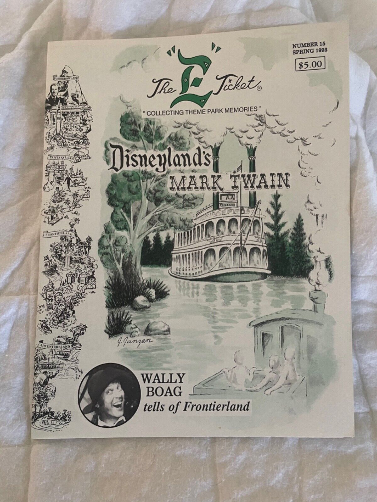 1993 Spring 'E' Ticket Magazine #15 Disneyland Excellent