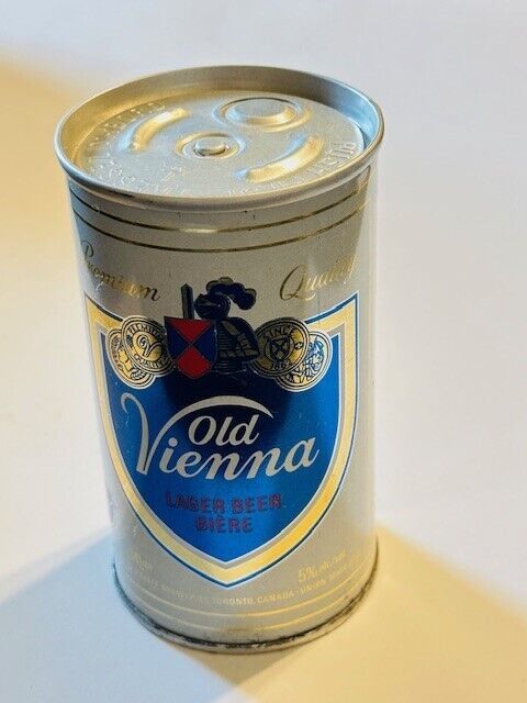 Beer Can - Old Vienna ( Bottom Open, Steel )