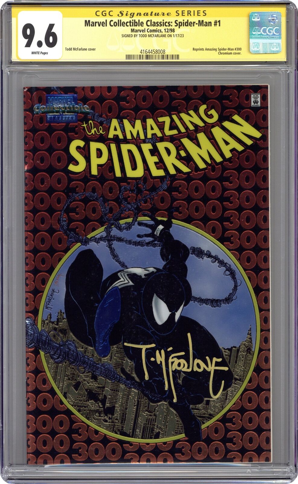 Marvel Collectible Classics Amazing Spider-Man #300 CGC 9.6 SS 1998