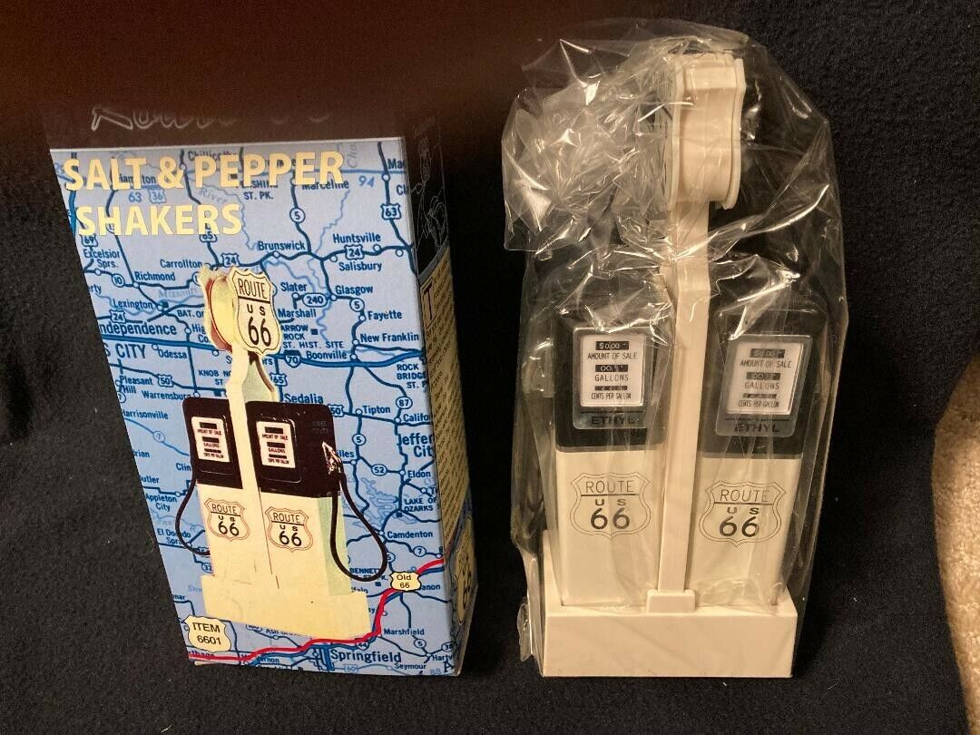 Route 66 salt and pepper shakers