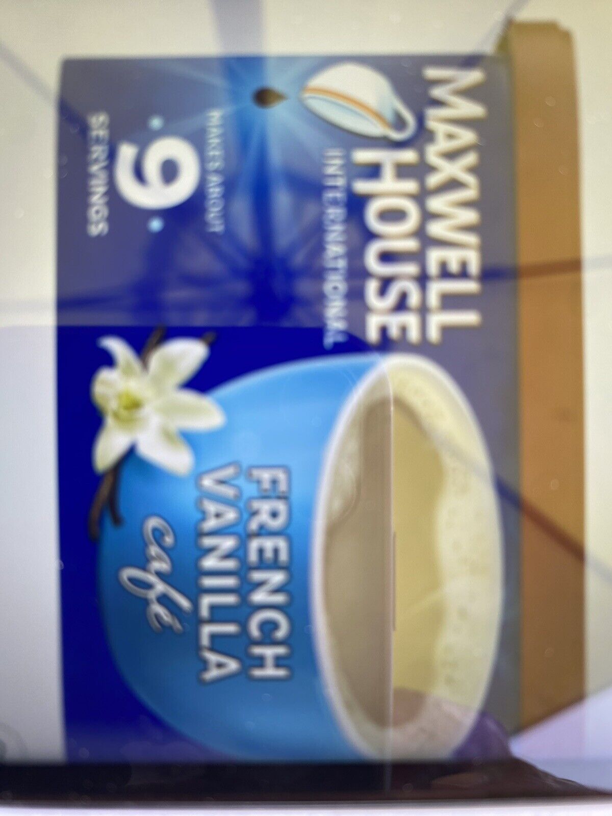 Maxwell House French Vanilla Cafe - 84 oz . Makes About 90 Servings -$65